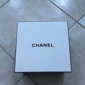 CHANEL White Box with Black Lettering